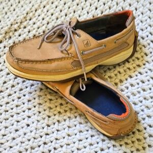 Sperry Boat Shoes Tan sz 10